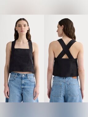 Everlane | The Crossback Tank in Linen